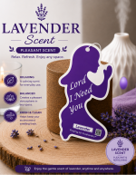 Lavender Scent Praying Air Freshener - Image 2