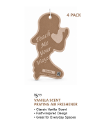 Vanilla Scent Praying Air Freshener