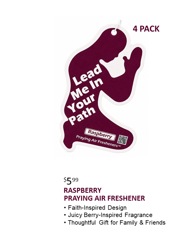 Slide5 (6) Raspberry Praying Air Freshener - Image 1